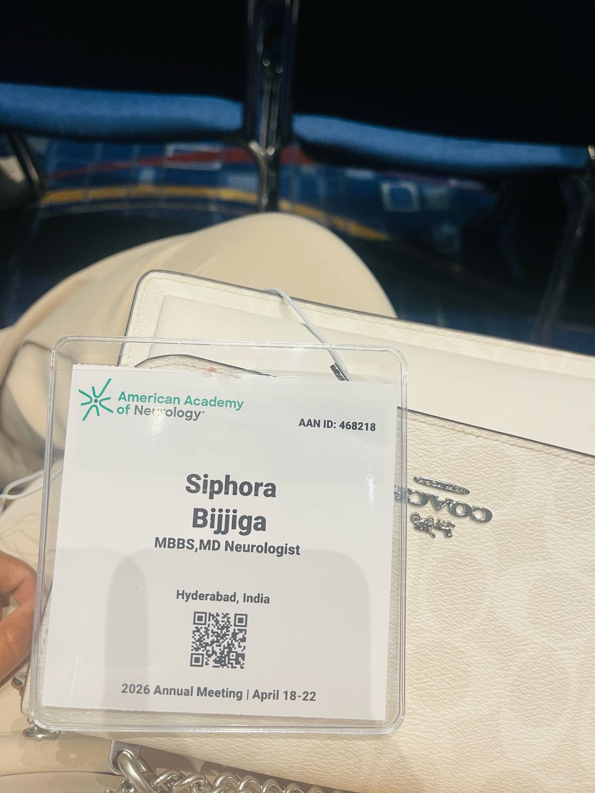 American Academy of Neurology 2026 Annual Meeting credential